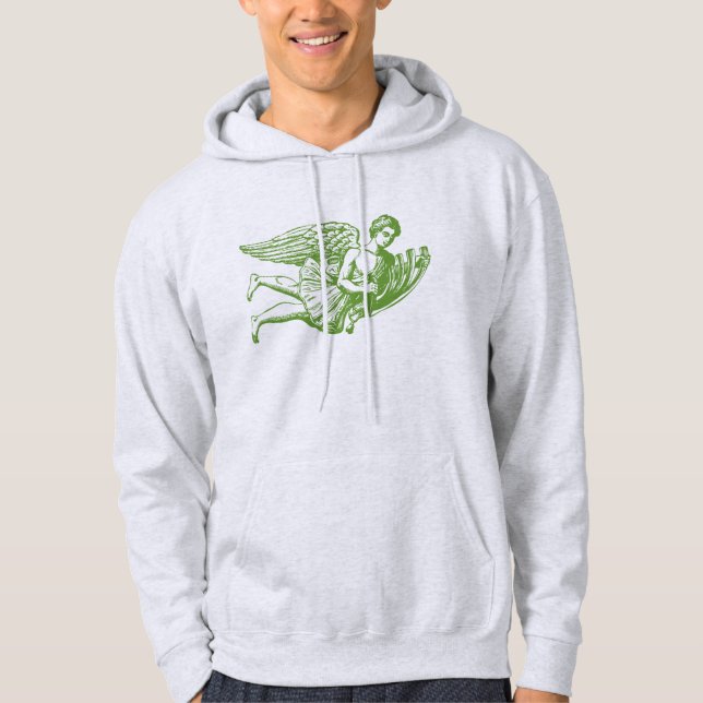 Sudadera Ángel musical volador (Anverso)