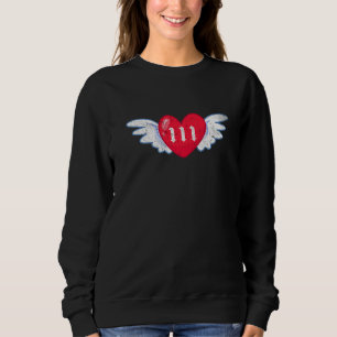 Sudadera Angel Número 111 Grandes Cosas Vienen Intuición A