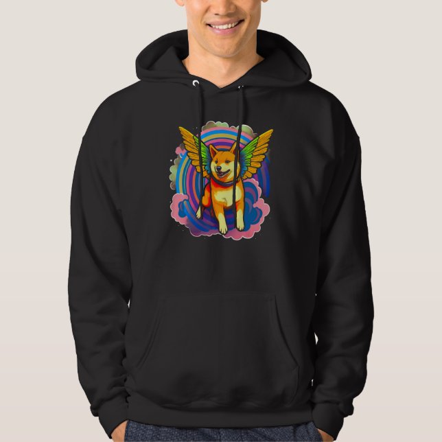 Sudadera Angel Shiba Inu Dog (Anverso)