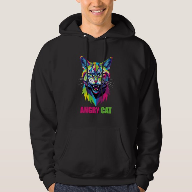 SUDADERA ANGRY CAT (Anverso)