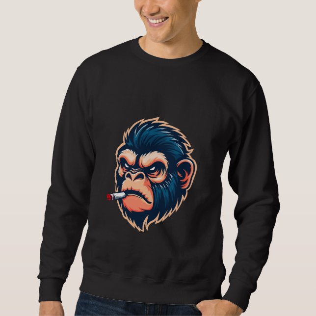 Sudadera Angry Monkey Graphic Sweatshirt for Men (Anverso)