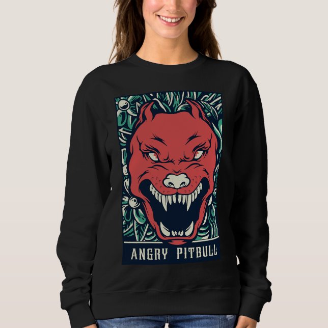 Sudadera Angry Pitbull (Anverso)
