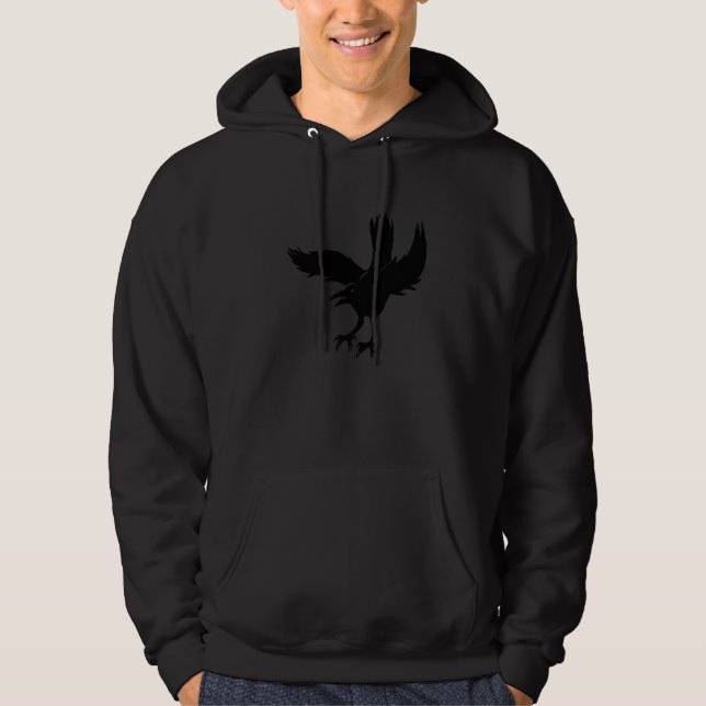 Sudadera Angry Raven Crow Bird (Anverso)