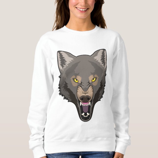 Sudadera Angry Wolf (Anverso)