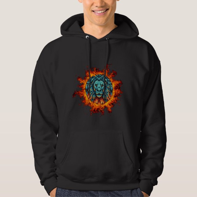 Sudadera Anillo de león de fuego (Anverso)