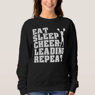 Sudadera Animadora Grito Baile Frase Come Duerme Animar