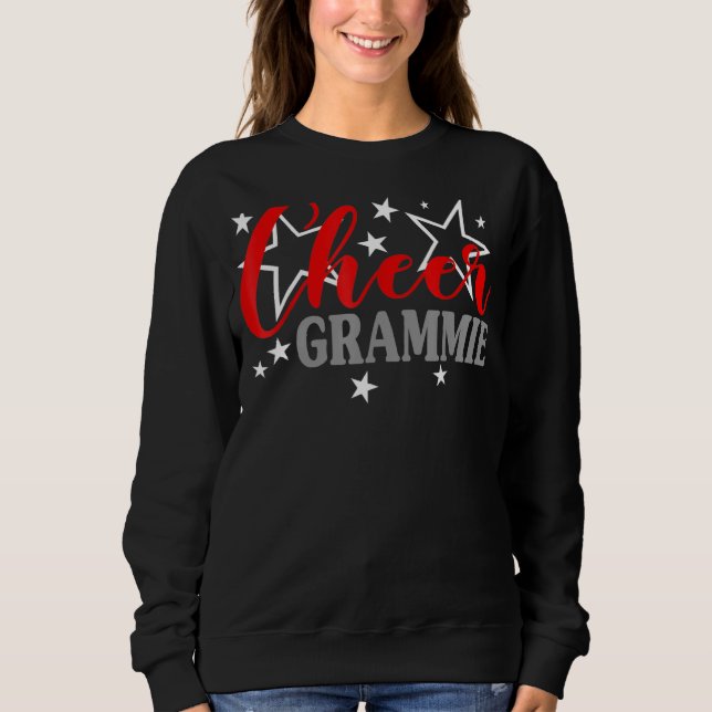 Sudadera Animadora Orgullosa Animar Abuela Orgullo Deportes (Anverso)