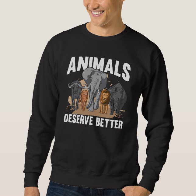 Sudadera Animal Activist Rescue Animals Conservation Rights (Anverso)