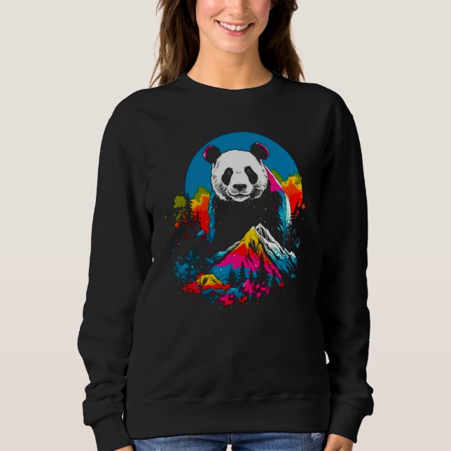 Sudadera Animal Artist Panda Pop Design (Anverso)
