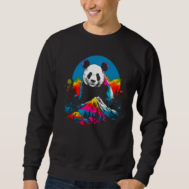 Sudadera Animal Artist Panda Pop Design (Anverso)