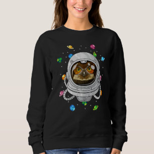 Sudadera Animal Astronauta De Lechuza Profundo En La Univer