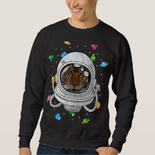 Sudadera Animal astronauta tigre en profundidad en el unive