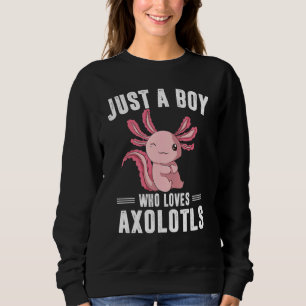 Sudadera Animal Boys Mexicanos Salamander Amphibian Axolotl