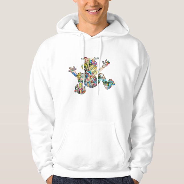 Sudadera animal-colore-cartoon-character (Anverso)