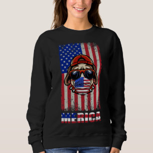 Sudadera Animal de Bulldog francés americano