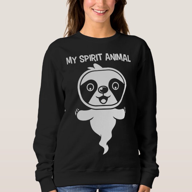 Sudadera Animal de eslora dulce de todo eslogan (Anverso)
