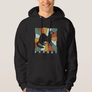 Sudadera Animal de estilo retro de Ferret vintage