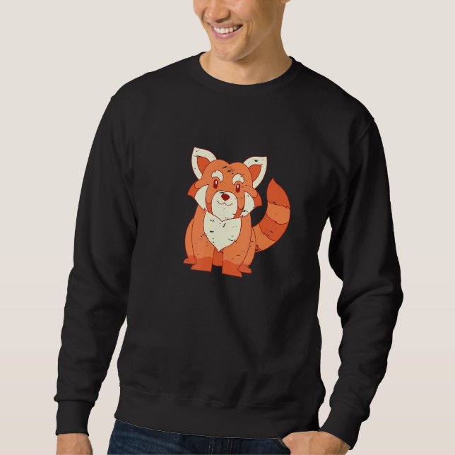 Sudadera Animal de la selva Cute Animal Wildlife Baby Red P (Anverso)