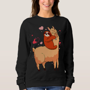 Sudadera Animal de Llama de una eslora corta