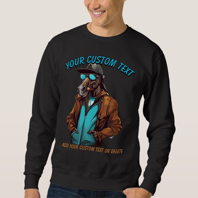 Sudadera Animal de moda del caballo de Guay (Anverso)