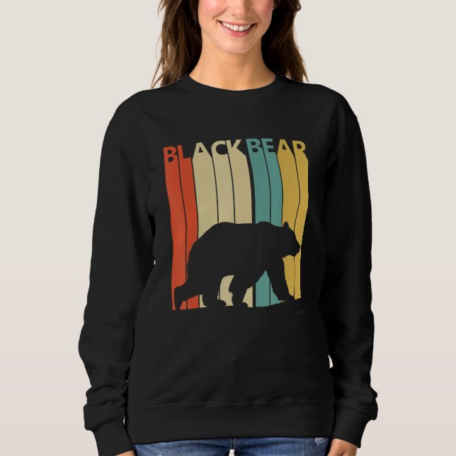 Sudadera Animal de oso negro lindo (Anverso)