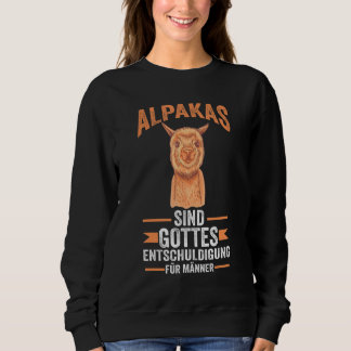 Sudadera Animal de zoológico alpaca diciendo alpacas