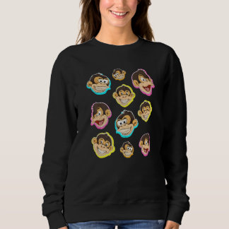 Sudadera Animal de zoológico Chimpancé Mono lindo