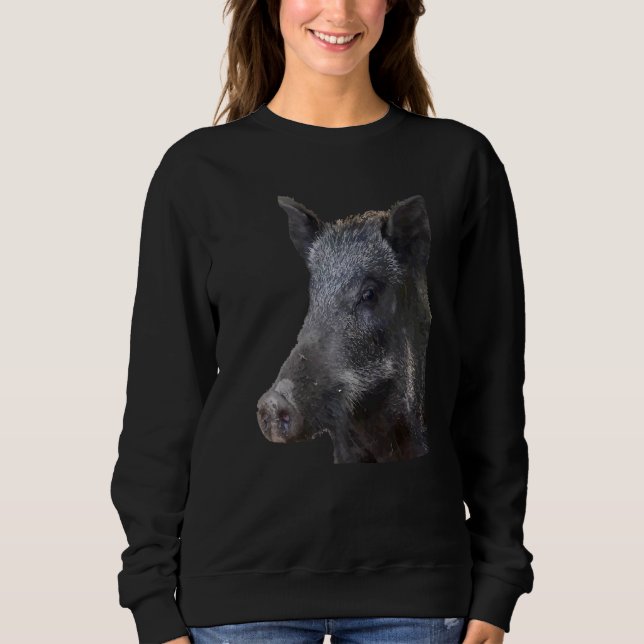 Sudadera Animal del Zodiaco Vector Jabalí (Anverso)