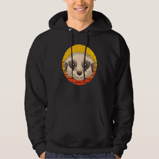 Sudadera Animal del zoológico safari africano retro suricat
