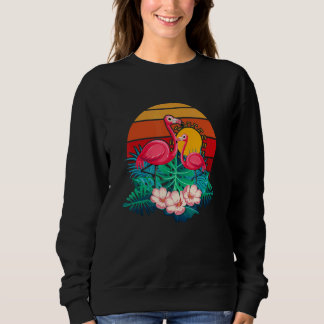 Sudadera Animal del zoológico trópico verano amanecer flame