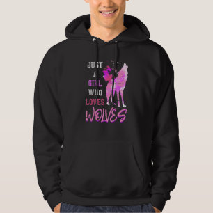 Sudadera Animal Depredador Aullando Lobo Mujeres Chicas Col