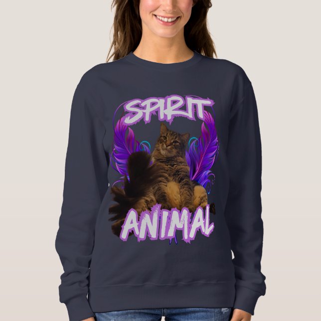Sudadera Animal espiritual, Personalizable (Anverso)