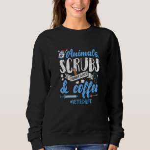 Sudadera Animal Friega Guantes de Goma Café Veterinario Ve