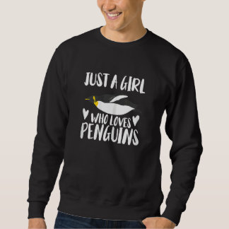 Sudadera Animal     Penguin Just A Girl Who Loves Penguins