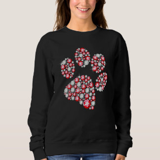 Sudadera Animal Rescue Shirt Dog Paw Print Heart For Valent