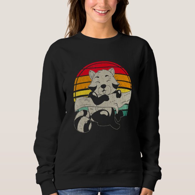 Sudadera Animal retro China Wildlife Wild Chinese Red Panda (Anverso)