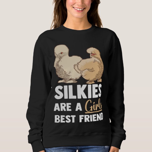 Sudadera Animal Silkie Chicken Mom Silky Chicken Farmer (Anverso)