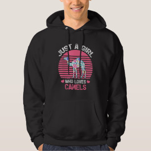 Sudadera Animal Sólo un Chica que ama los camellos