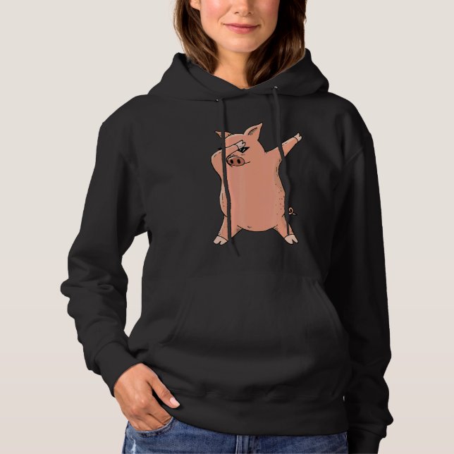 Sudadera Animales de animales de Dabbing lechero (Anverso)
