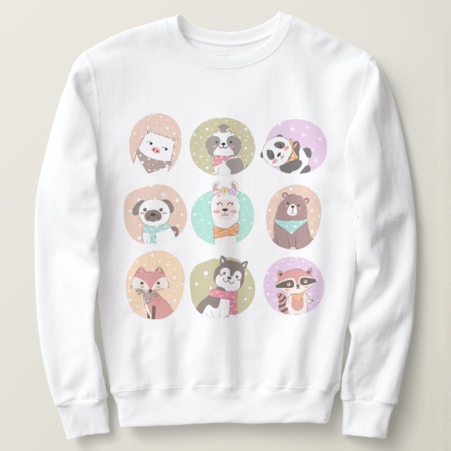 Sudadera Animales de corte (Anverso del diseño)