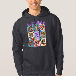 Sudadera Animales de Fiesta "Feliz Año Nuevo"