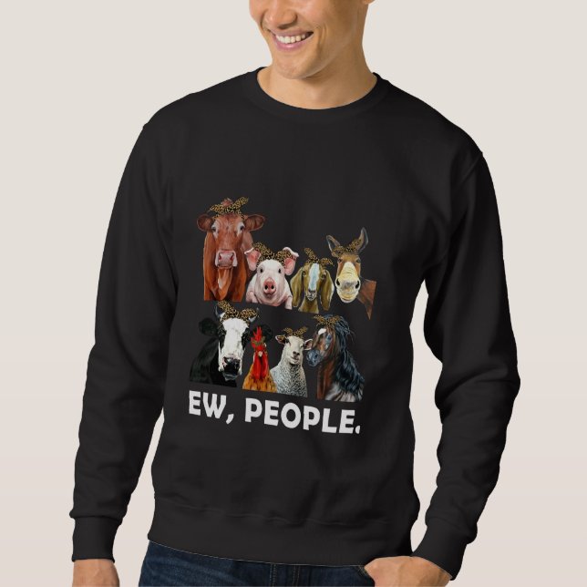 Sudadera Animales De Granja Animales Diversos Animales De L (Anverso)