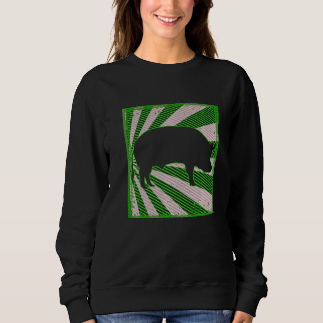 Sudadera Animales de granja de estilo de la época de cosech (Anverso)