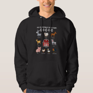 Sudadera Animales de granja para niños pequeños El viejo Ma