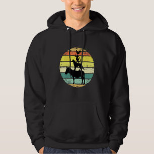 Sudadera Animales de la granja apilados retro Colores de so