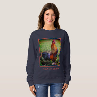 Sudadera Animales de la granja de gallos de gallos personal