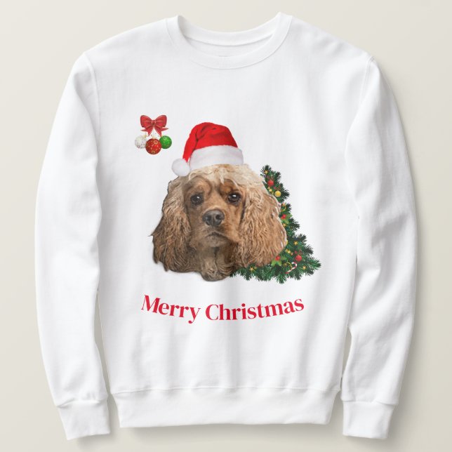 Sudadera animales de Navidad (Anverso del diseño)