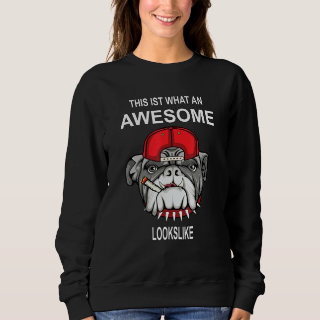 Sudadera Animales de perro graciosos (Anverso)