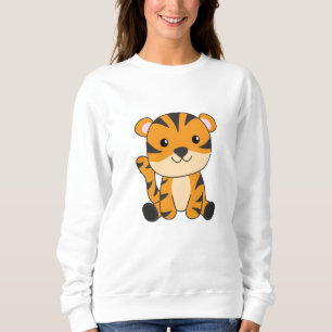 Sudadera Animales De Tiros De Gato Grande Para Niños