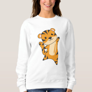 Sudadera Animales De Tiros De Gato Grande Para Niños